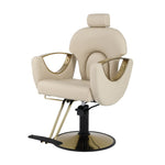 ZUN 360&deg; Swivel Reclining Salon Barber Chair with Heavy Duty Hydraulic Pump for Hair Stylists Home W676P187970