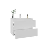 Bathroom Cabinet Opalo, with Two Shelves and Open Storage, White B200P313685