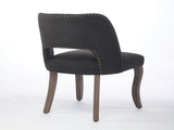 Wooden Dining Chairs Set of 2, Modern Fabric Upholstered Dining Room Chair Kitchen Chairs, Farmhouse 45837464