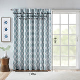 Printed Ikat Blackout Patio Curtain B03599826