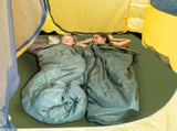 75"D x 30"W x 2.5"H sleeping mat for camping green 75799408