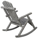 Wooden Porch Rocker Chair,Durable Wooden Porch Rocker Chair,Fir log Rocking Chair,Patio Rockers for W465P255396