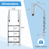 Stainless Steel Swimming Pool Ladder 17764294