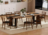 70.9"Rectangular Large Dining Table, Waterproof Large Desk for 8 People, Deluxe Family Dining Table W1162P291767
