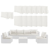 Cushion Covers for 7 Pcs Wicker Rattan Sectional Sofa, 14Pack Cushion Slipcovers Set 95719680