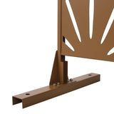 Outdoor & Indoor Privacy Metal Privacy 76" H48" W, Freestanding Decorative Privacy W465P193201
