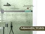 56-60"W x 60"H Frameless Sliding Tub Shower Door Enclosure, 5/16 inches Thick SGCC Tempered W2813P388107