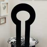 Dining Chairs Set of 2, Key-Design Home Chairs - Linen Upholstered Solid Wooden Dining Chairs with W2700P338558