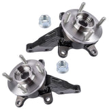 ZUN Front Left & Right LH & RH Wheel Bearing Hub Knuckle Assembly For Nissan Versa 1.6 S SL SV Note 1.6L 59620477