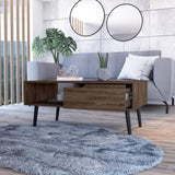 ZUN Hamburg Coffee Table, One Open Shelf, One Drawer B128P148712