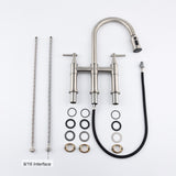 Pull Down Double Handle Kitchen Faucet 98917656