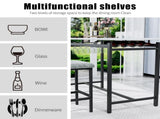 Kitchen Table Set, Dining Table and Chairs for 2, 3 Piece Dining Room Table Set with 2 Upholstered 05790443