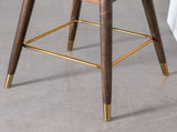 Leland Fabric Upholstered Wingback Bar Stools, Set of 2, Blue T2574P165110