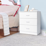 Modern Simple 3-Drawer Dresser Chest of Drawers for Family Room Bedroom Living Room Universal 91161483