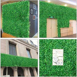 ZUN 24 pieces of 23.6 "x 15.75 " artificial boxwood boards, grass wall panels, boxwood fence panels, UV 48869369