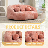 ZUN COOLMORE Bean Bag sofa Lazy Sofa Durable Comfort Lounger High Back Bean Bag Chair Couch for Adults W395P199617