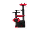 53" Large Cat Tree, Gothic Cat Tower with Padded Perch, Spacious Condo, Comfy Hammock, Scratching 97133609