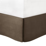 7 Piece Polyester Charmeuse Comforter Set Taupe King B035128911