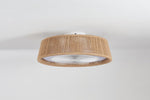 ZUN Modern Rustic Ceiling Fan Light with LED RGB Mood Lighting, Rope Woven Design, Quiet Fan, Semi Flush W1340P246413