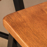 Wood 29" SADDLE STOOL 56484.00WLT