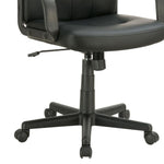 ZUN Black Office Chair with Casters B062P153798