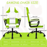 ZUN Gaming, Video Games Breathable PU Leather, Comfy Computer, Racing E-Sport Gamer 54257215