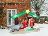 6ft With 8 Lamp Beads Inflatable Nativity Garden Jesus Decoration 46163067