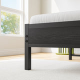Twin Size Bed Frame, Storage Headboard with Charging Station, Solid and Stable, Noise Free, No Box W840P179116