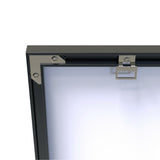 60"x36" Oversized Modern Rectangle Bathroom Mirror with Balck Frame Decorative Large Wall Mirrors W70881126