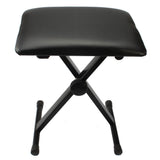Dual-tube X-Shape Keyboard Stand Adjustable Folding Piano Bench Stool Seat Black 85173138
