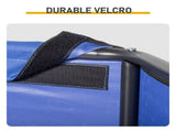 4*4*3.3FT Black Iron Pipe PVC Coated Polyester Waterproof and UV-resistant Blue Pet Tent. 32353754