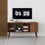 ZUN TV Stand Use in Living Room Furniture with 1 storage and 3 shelves Cabinet W331P247814