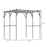 Garden arched trellis 34287210