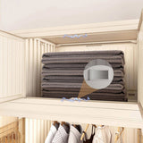 Portable Wardrobe Closet Storage Organizer for Clothes,Clothes Dresser,12 Magnetic Doors-12 Cubes & 58570545