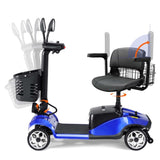 4 Wheel Compact Heavy Mobility with Lights, Battery Powered Electric Mobility Scooter, Electric 35118967