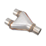 Y-Pipe Exhaust Pipe Adapter Connector 2''/2.25''/2.5''/2.75''/3''ID Single/Dual MT015005 44099273