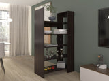 Bookcase, 5 Shelves, Dark Walnut B097P369421