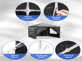 10'x10' Gazebo Waterproof Outdoor Canopy Patio Tent Party Tent for Wedding BBQ 35412420