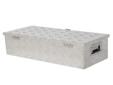 30" Elegant 5-Strips Pattern Aluminum Toolbox Silver 70391005