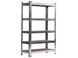 150 x 75 x 30cm 5 Tiers Galvanizing Storage Rack Gray 22948023
