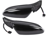 Left & Right Side Black Power Heated Mirror with Signal Light Fit for Kia Forte LX Sedan 4-Door 1.8L 84154169