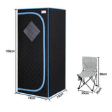 Portable Full Size Black Infrared Sauna tentPersonal Home Spa, with Infrared Panels, Heating Foot W78233990
