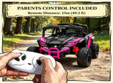 Pink 12V Electric Kids UTV Ride On Truck Battery Powered with Rear Suspension, Parental Remote for 42532709