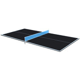 8ft Black Mid-Size Ping Pong Conversion Top Foldable & Portable Table Tennis Table Top for Indoor 24561419
