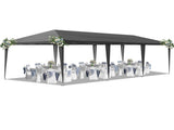 10x30ft Outdoor Pop Up Canopy, Portable Instant Canopy Tent for Outdoor Events Party Wedding 46161399