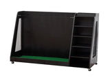 Black Wooden Golf Bag Storage Rack 76862665