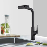 Kitchen waterfall faucet with pull down single handle kitchen sink faucet with pull out W1217P146510