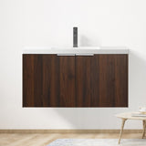 Modern Design 36 Inch Float Mounting Bathroom Vanity With Sink Soft Close Door,2 W99952552