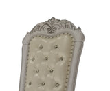 Ivory and Bone White Tufted Arm Chair B062P209250