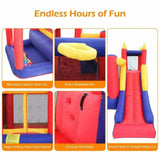 ZUN Inflatable Castle 420D Oxford Cloth Scraper Surface 39527729